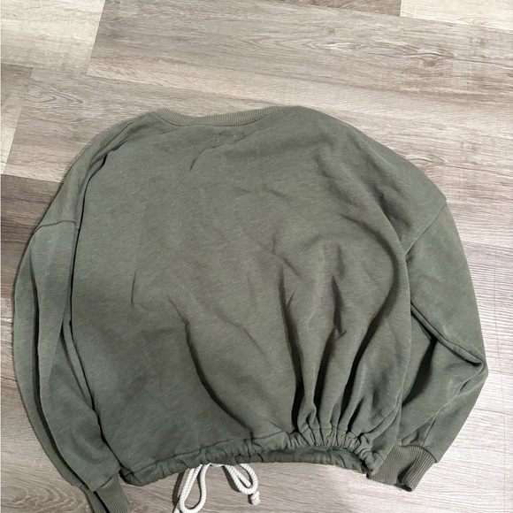 American Eagle Olive Green Knit Top - Picture 4 of 5